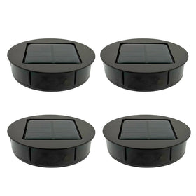 PUMPSUN replacement top housing 4-pack for easy solar light upgrades.