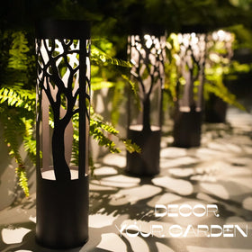 PUMPSUN warm-white LED walkway light brightening paths with inviting outdoor ambiance.