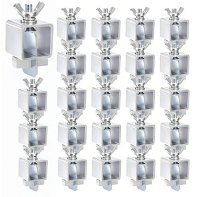 Pumtus 24-pack butt welding clamps ready for edge-to-edge welds.