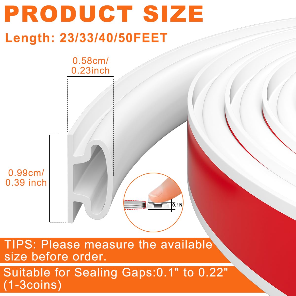 Pundin self-adhesive back view showing strong bonding surface
