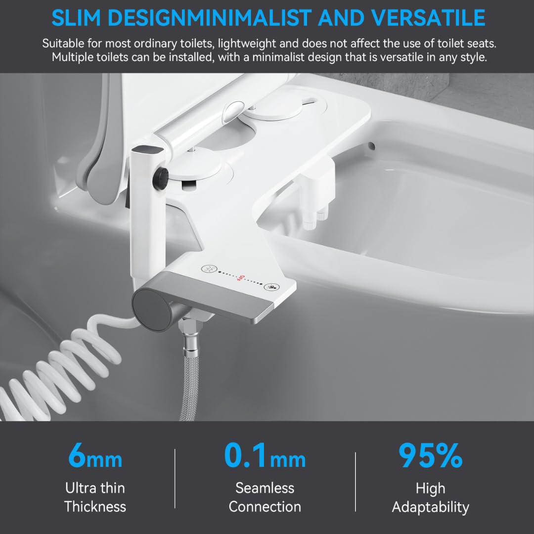 Puobao adjustable water-pressure control for customizing gentle rinsing to strong cleaning.
