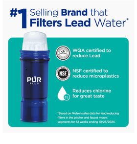 PUR Plus 30-cup capacity pouring spout for easy serving