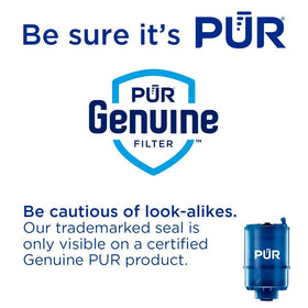 PUR Plus certified by WQA and NSF for trusted filtration performance.