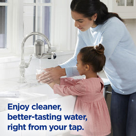 Not designed for pull-out or handheld faucet models.