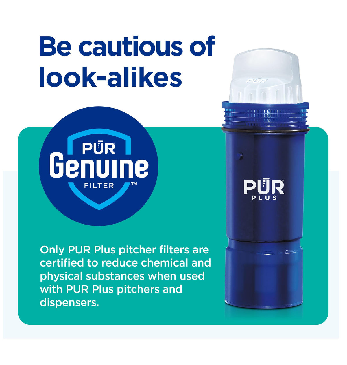PUR Plus fridge-ready dispenser fits on counter or in fridge