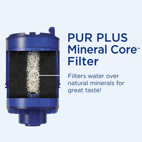 PUR Plus filter reduces lead in tap water.