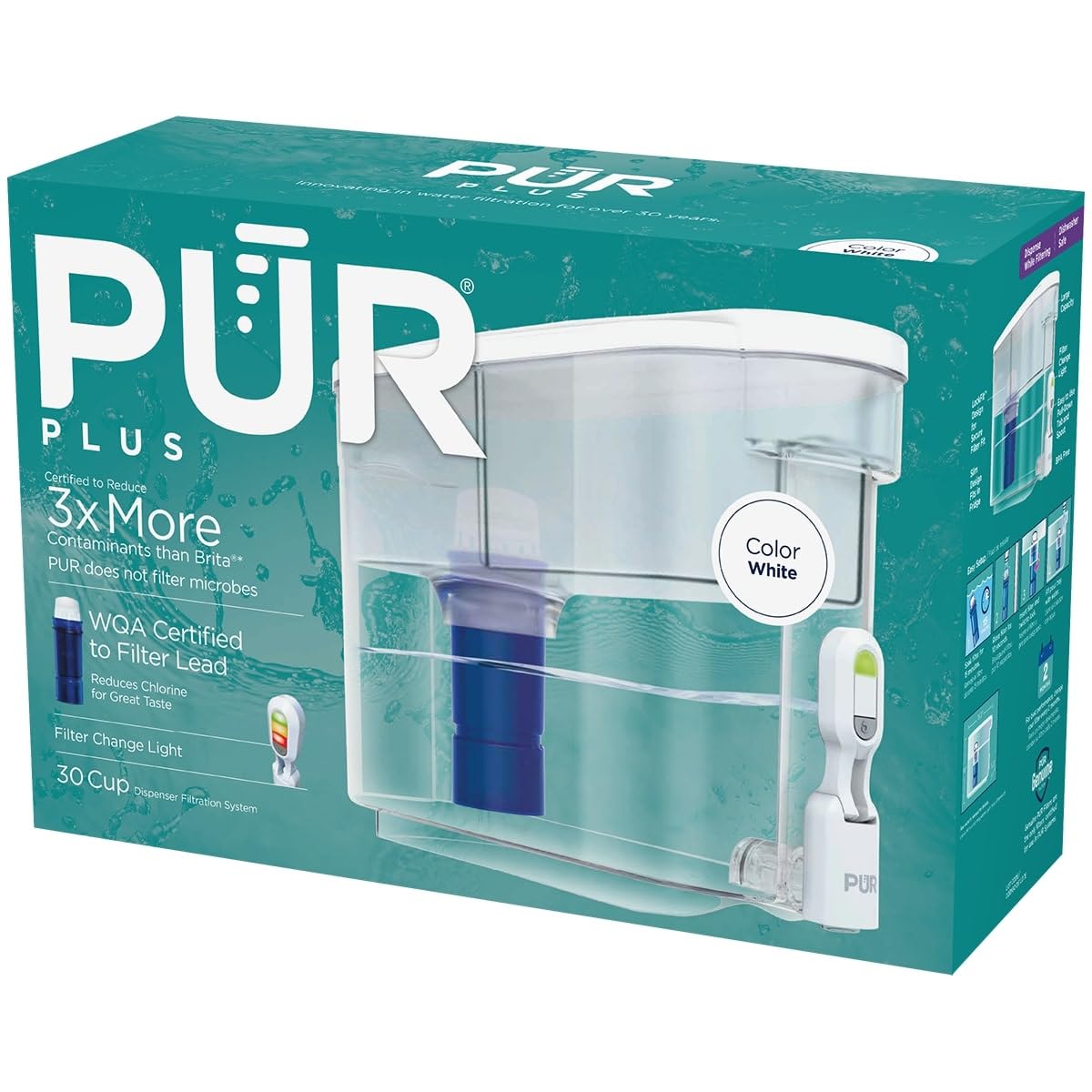 PUR Plus sturdy handle aids effortless refilling