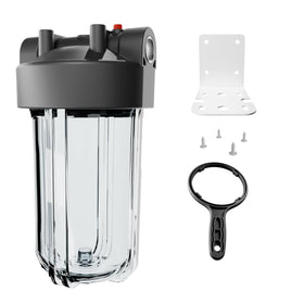 Purcooflow 10x4.5 housing front view shows durable home filtration