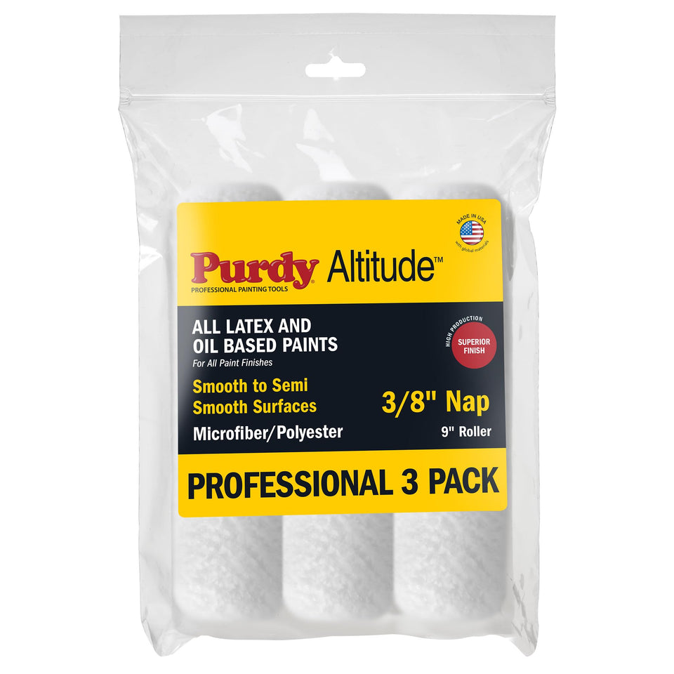 Purdy Altitude roller cover delivers an ultra-smooth finish on semi-smooth surfaces