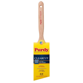Purdy Clearcut Glide brush cut-in close-up for precise edges.