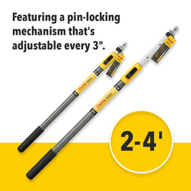 Purdy Pole+ extension quick connect compatibility for fast setup