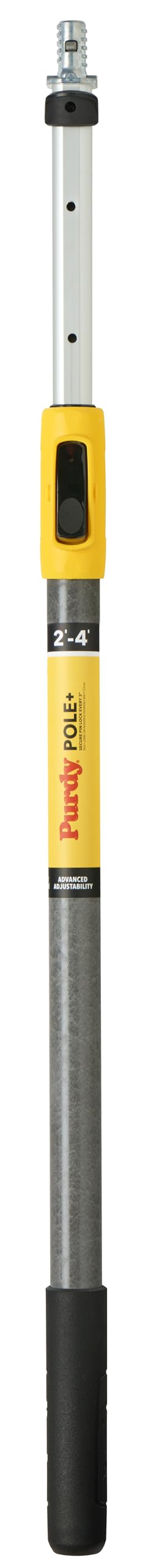 Purdy Pole+ extension soft-close mechanism reduces wear during use