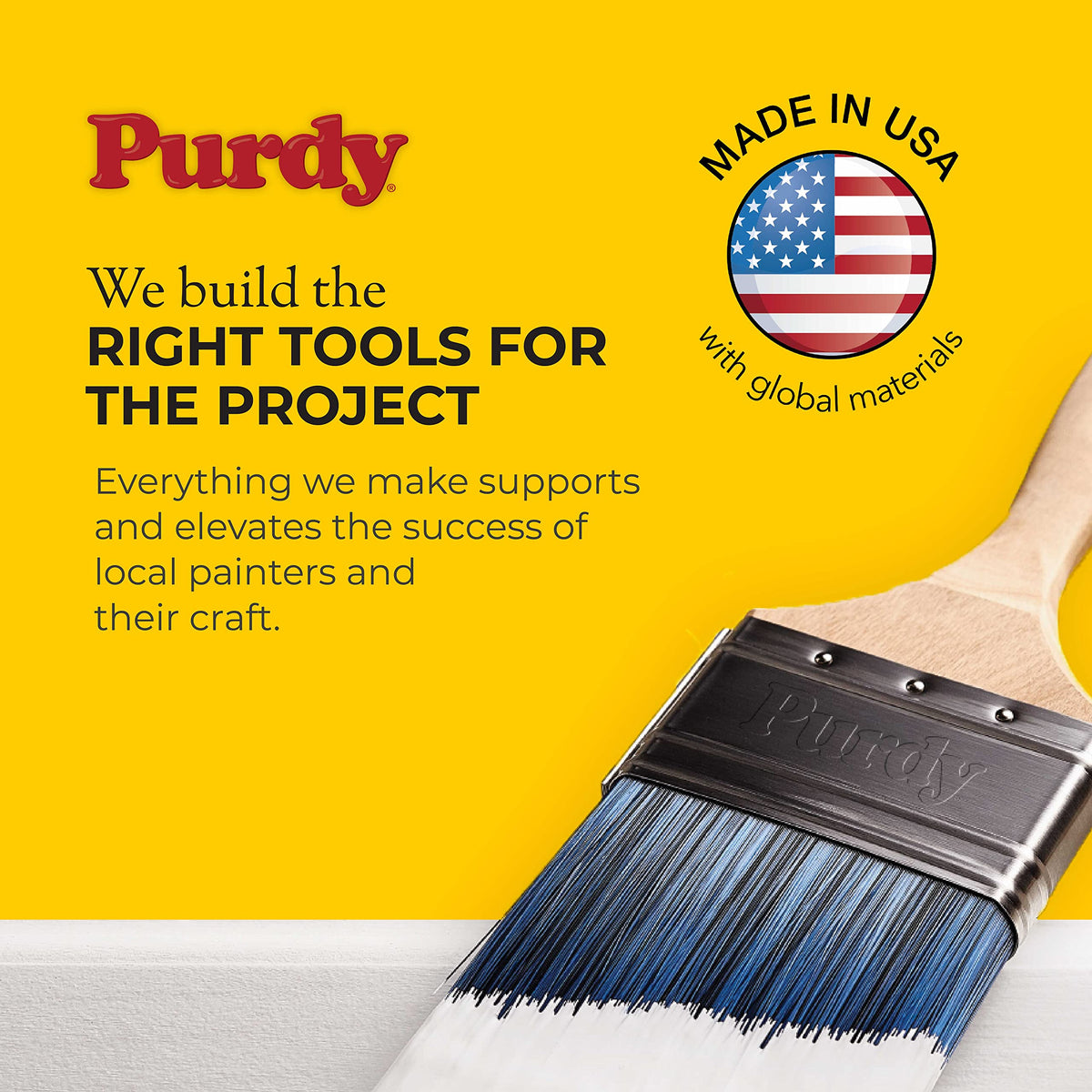 Purdy XL Glide 1-1/2 inch brush for trim and edge control