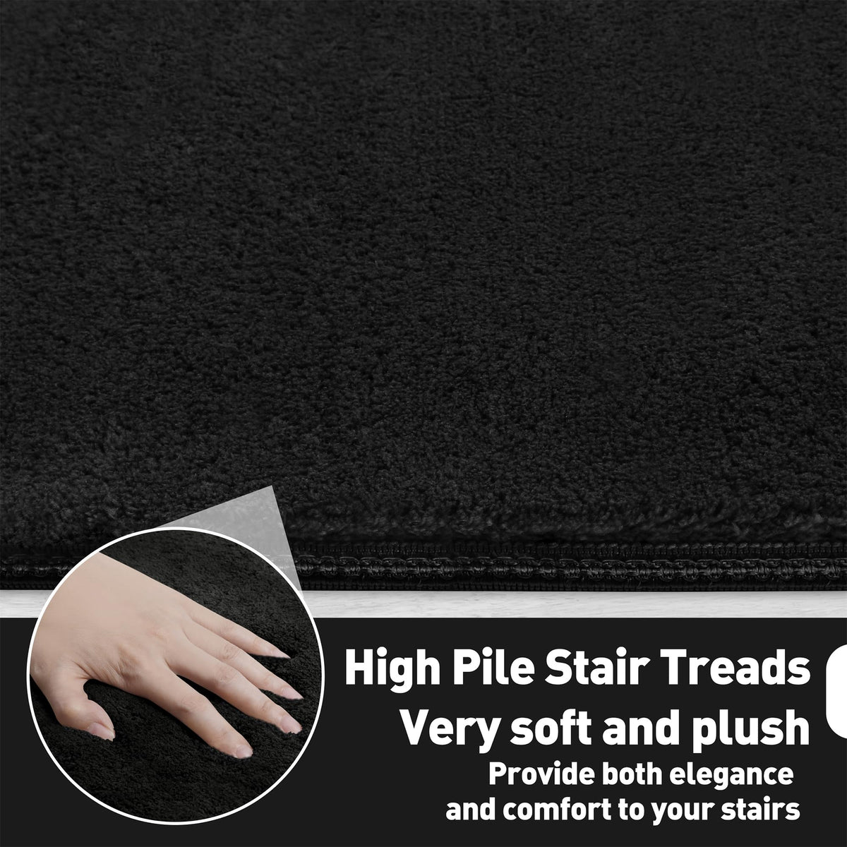 Pure Era stair treads gel-back clings to clean flat surfaces