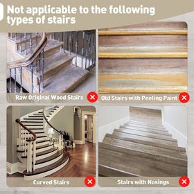 PURE ERA 14-piece set fits most indoor stairs for versatile coverage.