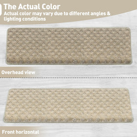 Soft, warm, durable surface of PURE ERA stair treads