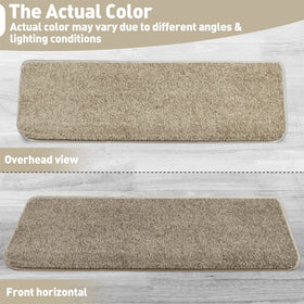 PURE ERA stair treads on a staircase reduce noise and protect flooring.