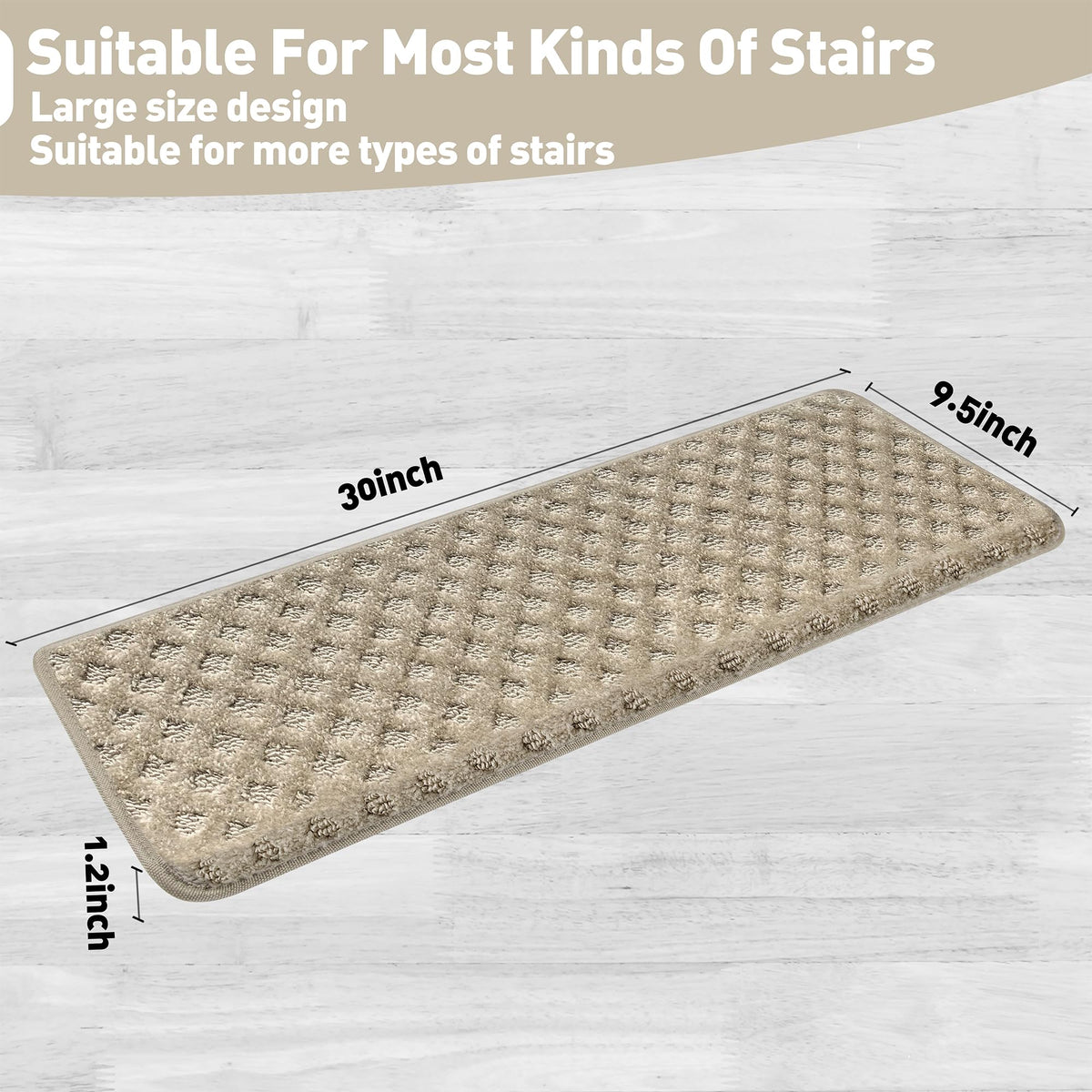PURE ERA stair treads suitable for pets and kids