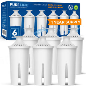 PureLine replacement filter for Brita Grand pitcher delivers crisper water taste