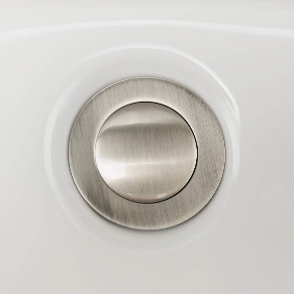Purelux easy operation with a click to seal and drain.