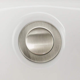 Purelux easy operation with a click to seal and drain.