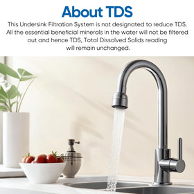 PUREPLUS water flow up to 2.5 GPM at 60 PSI for efficient filtration