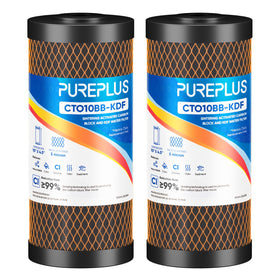 PUREPLUS 5-micron filter in 10x4.5-inch size for whole-house filtration