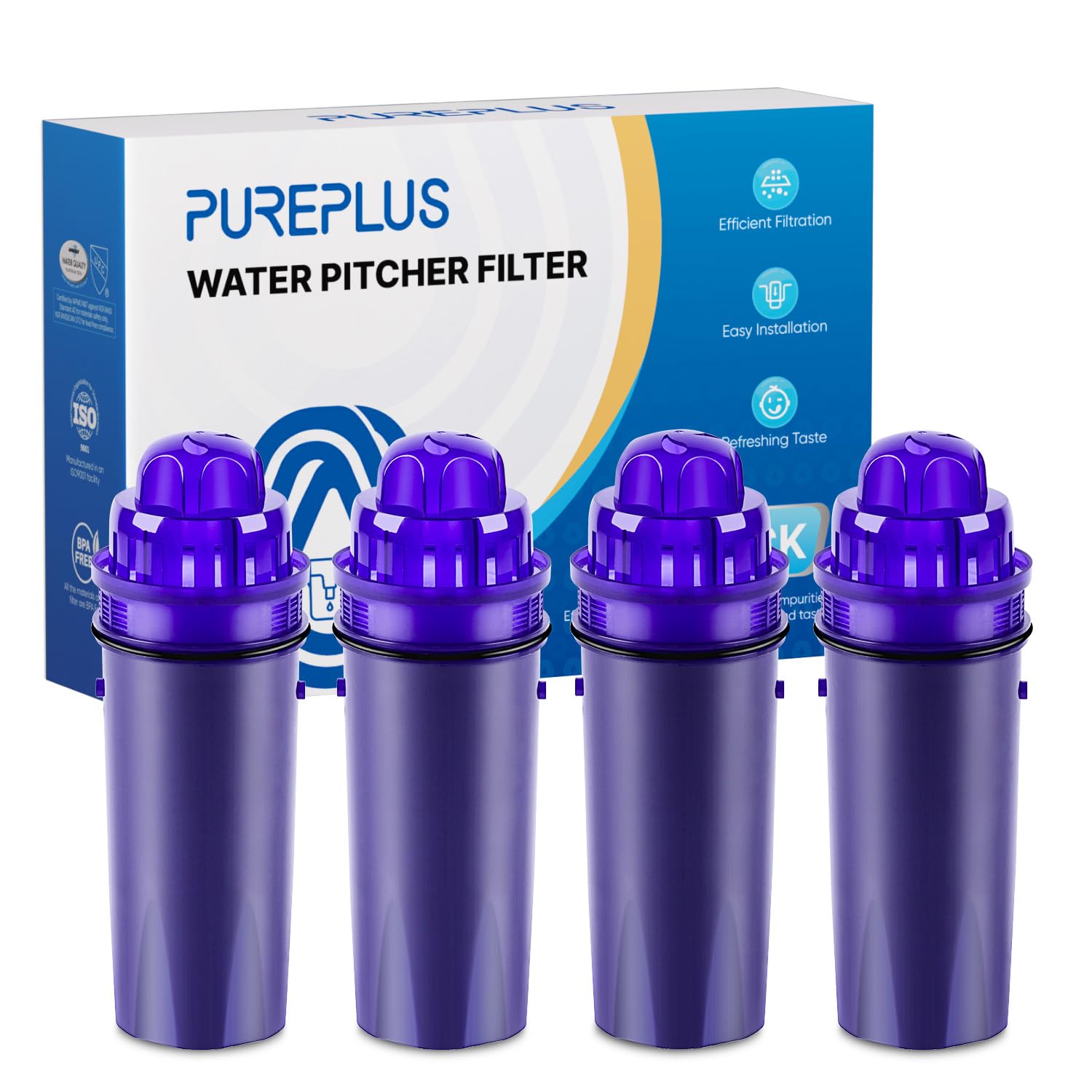 PUREPLUS CRF950Z pitcher filter replacement demonstrates simple swap for clearer, great tasting water