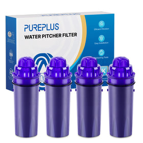 PUREPLUS CRF950Z pitcher filter replacement demonstrates simple swap for clearer, great tasting water
