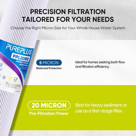 PUREPLUS large filtration area improves overall water filtration efficiency