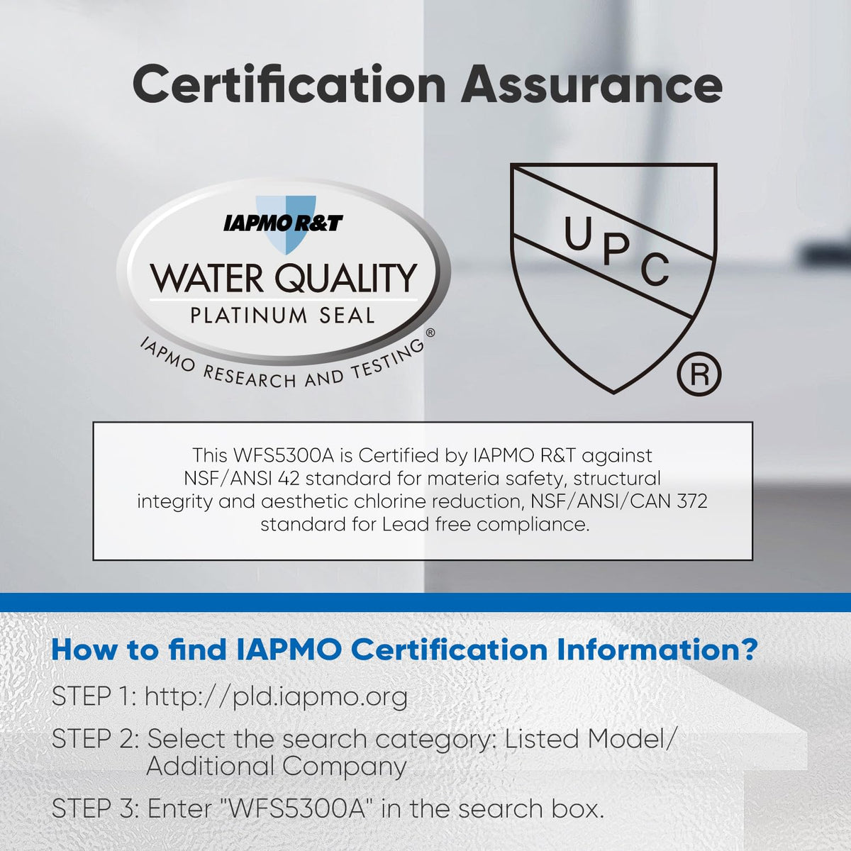 PurePlus lead-free materials for safe, family-friendly water filtration.