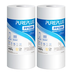 PUREPLUS PP10BB sediment filter in 10x4.5 inch size for cleaner home water