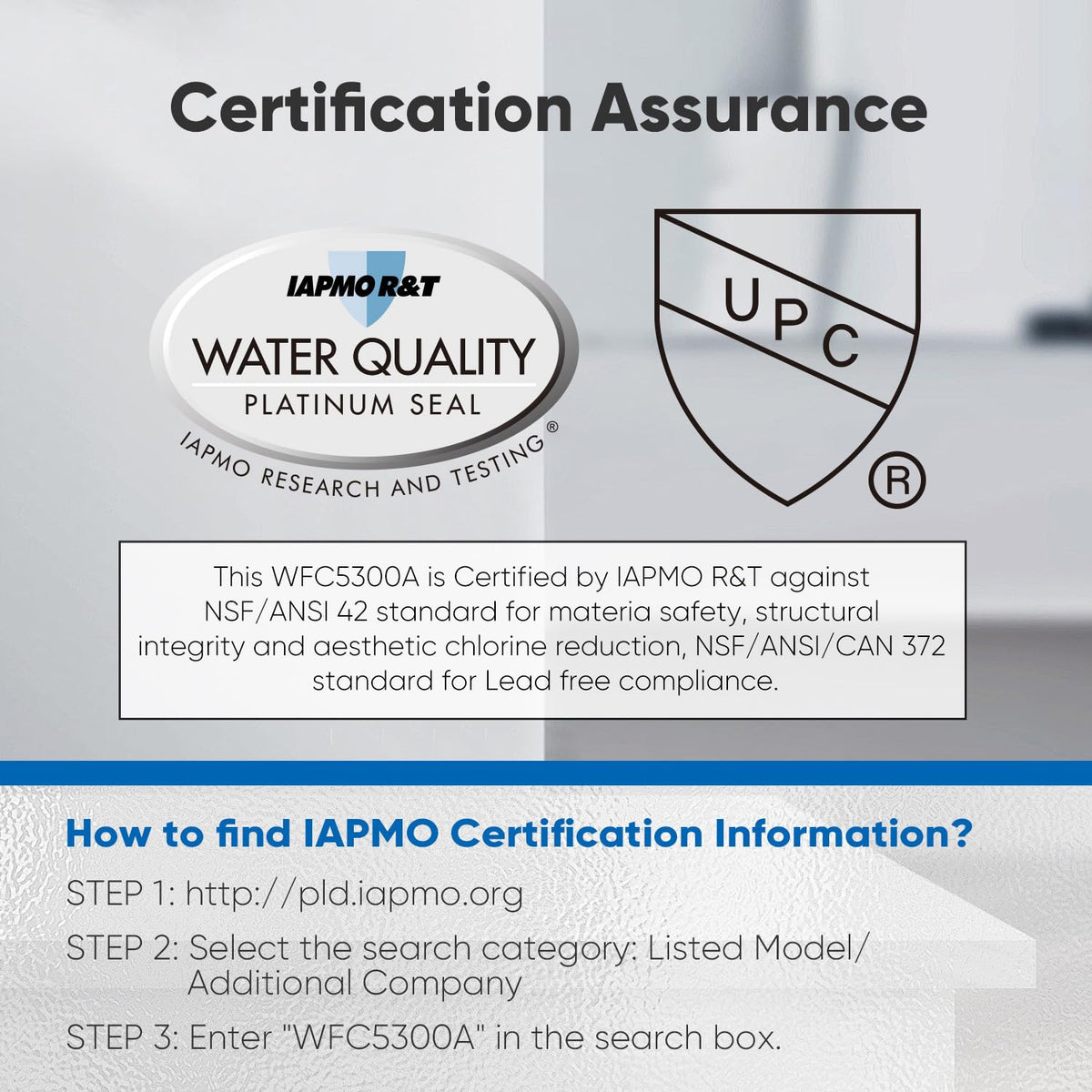 PUREPLUS secure, leak-resistant design for reliable under-sink filtration