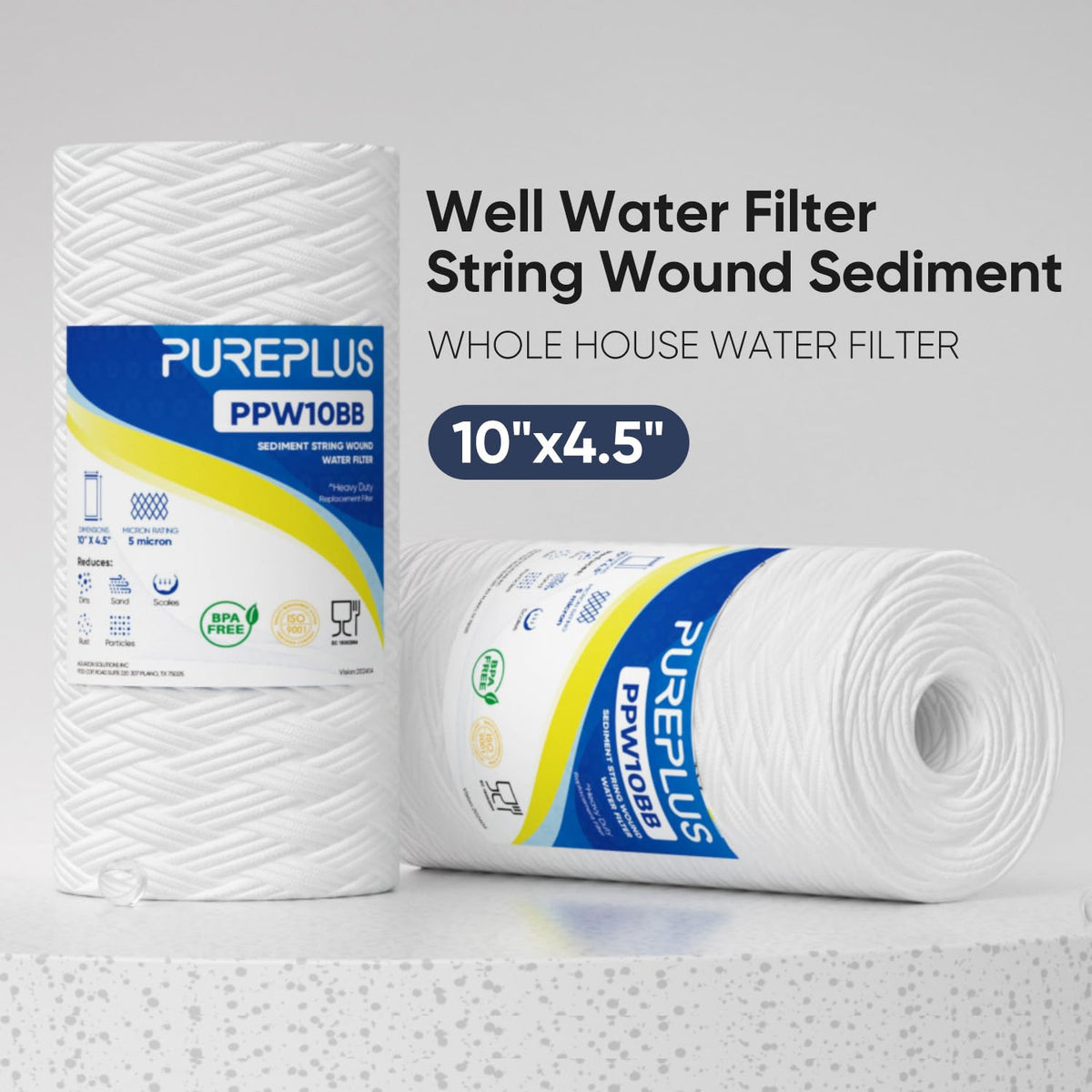 PUREPLUS well water filtration performance supports cleaner water at home.