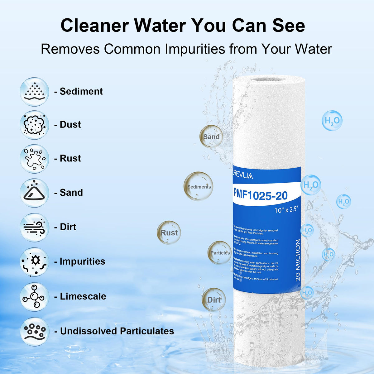 Purevua polypropylene filter media highlights clean, odorless filtration