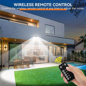 PURICH LED Security Lights 270-degree coverage protects a full perimeter