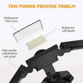 PURICH 270-degree coverage bathes large areas in balanced light.