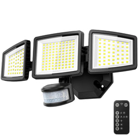 PURICH LED security lights front view for broad outdoor illumination.