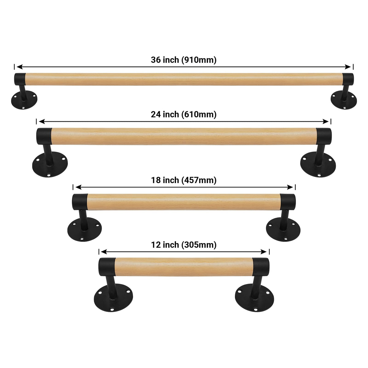Purife smooth finish handrail minimizes snagging on walls