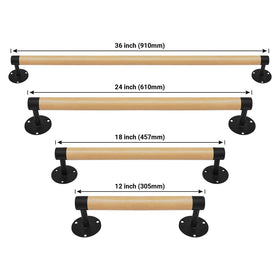 Purife smooth finish handrail minimizes snagging on walls