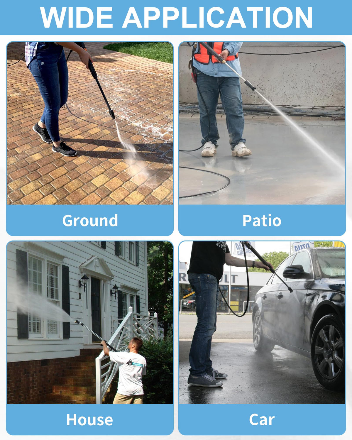 Purilitzs commercial-grade pressure hose designed for frequent use