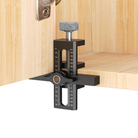 Puriwood 2-in-1 cabinet door mounting jig guiding precise installation