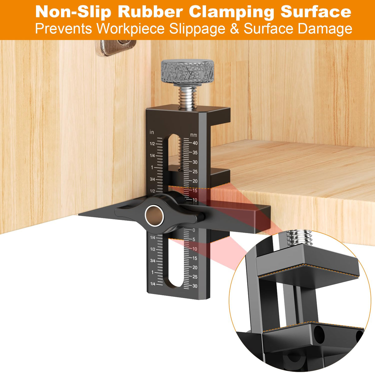Puriwood high-strength aluminum alloy base provides durable support