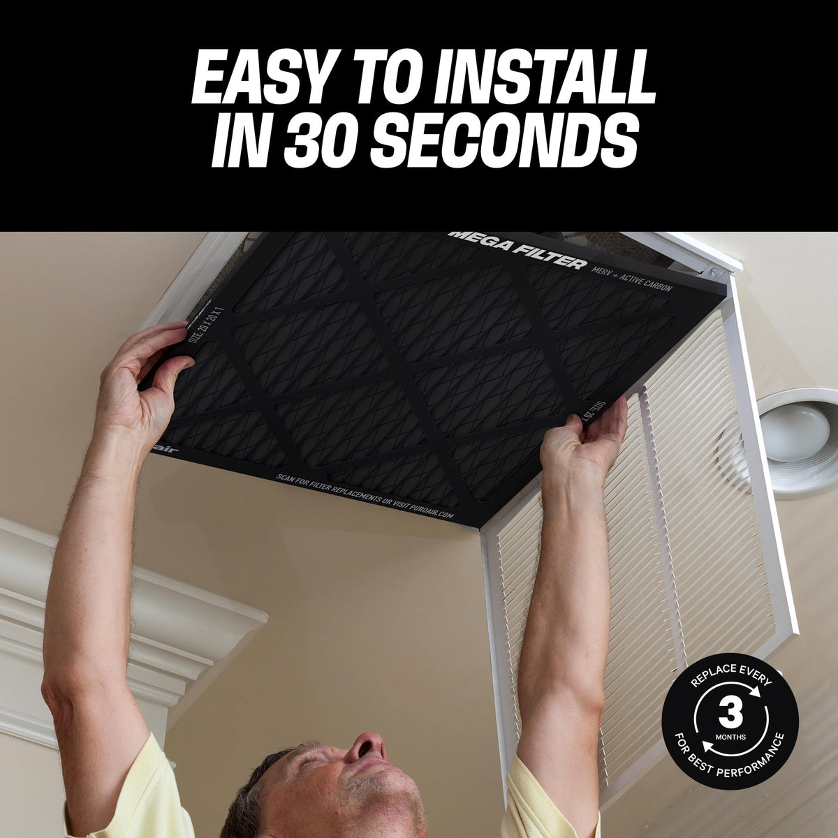 PuroAir helps reduce smoke and odors for fresher indoor air.