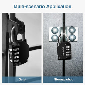 Puroma gate/fence application secures outdoor storage.