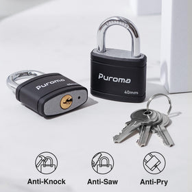Puroma 5-pin brass cylinder close-up for secure locking