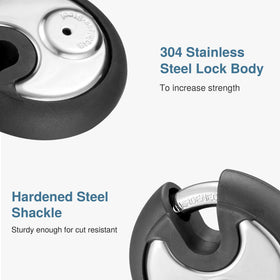 Puroma padlock with detachable rubber cover reducing wear in daily use and outdoor conditions.
