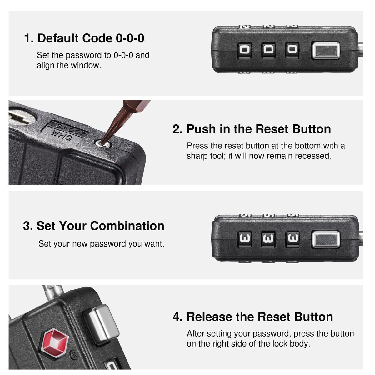 Compact, portable Puroma locks fit in carry-ons for on-the-go protection.