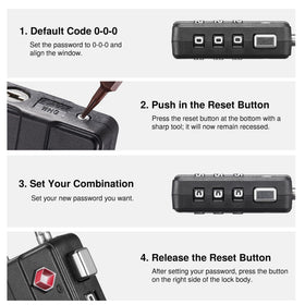 Compact, portable Puroma locks fit in carry-ons for on-the-go protection.