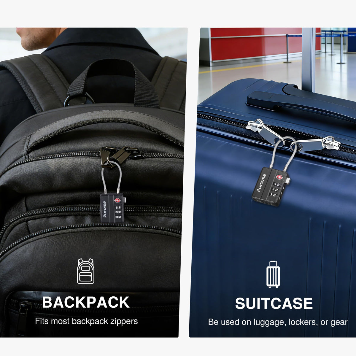 Four-pack coverage protects multiple bags, gear, and personal items.